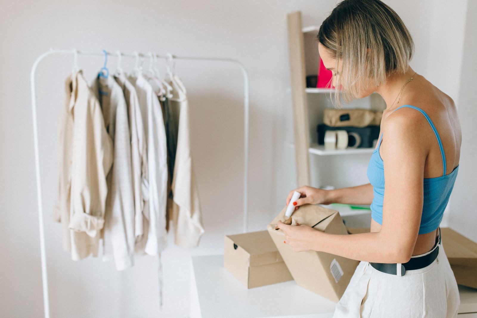 A small online shop packing parcels for customers in other countries, where the VAT rule depends on the customer and the destination